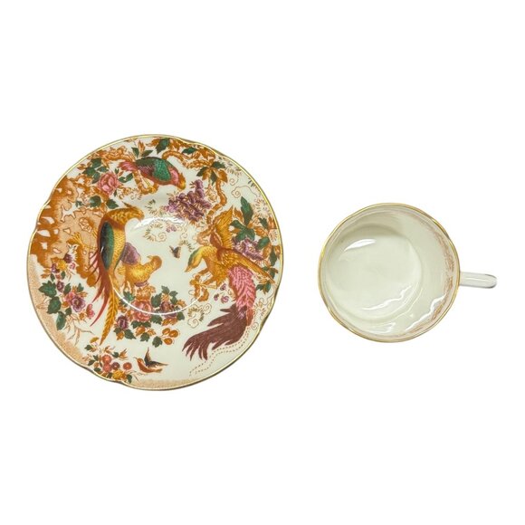 Royal Crown Derby Olde Avesbury Bone China Tea Cup & Saucer Set - Picture 8 of 13